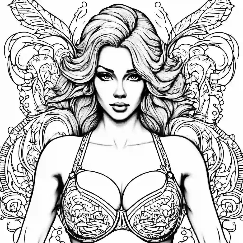 Bra coloring pages